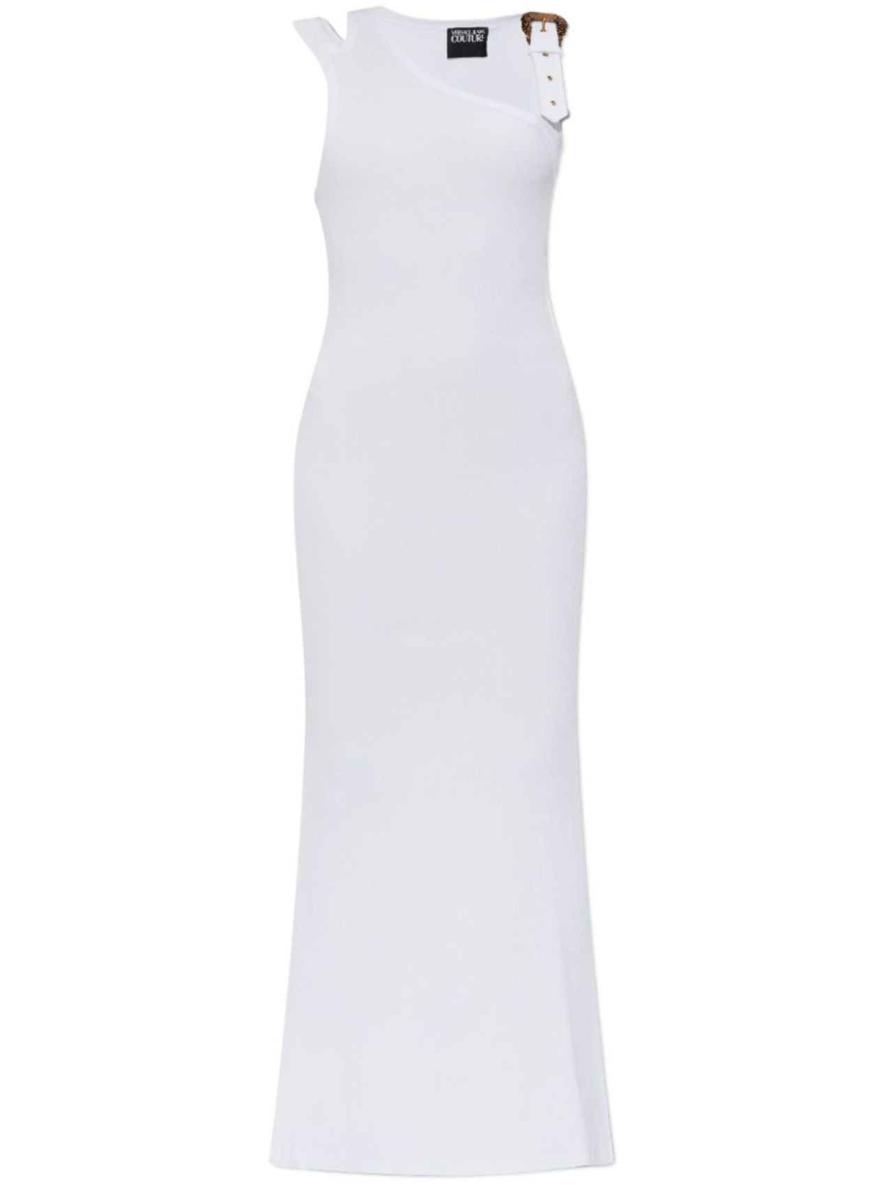 

Versace Jeans Couture платье с пряжкой Baroque, белый