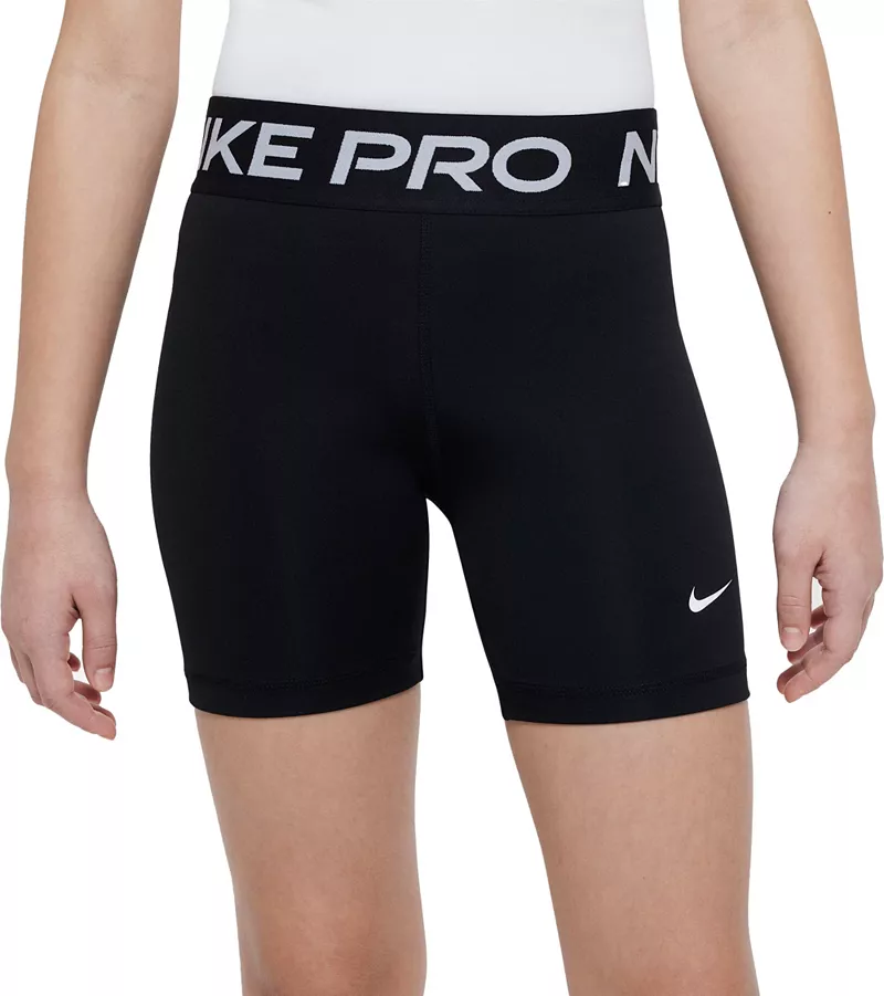 

Шорты Nike для девочек 5 дюймов Pro, черный