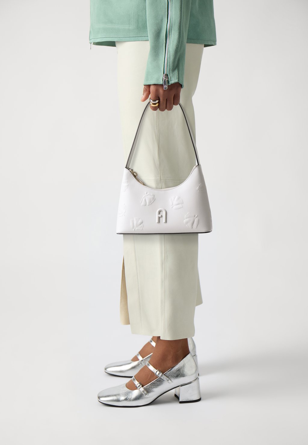 

Сумка MINI SHOULDER BAG Furla, белый