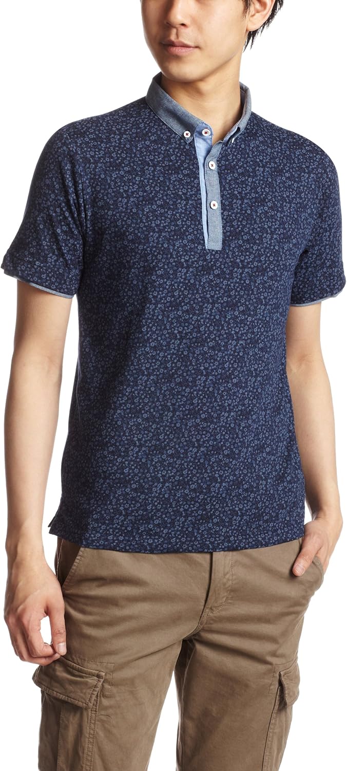 

Розовая поло с цветочным принтом Pincponc