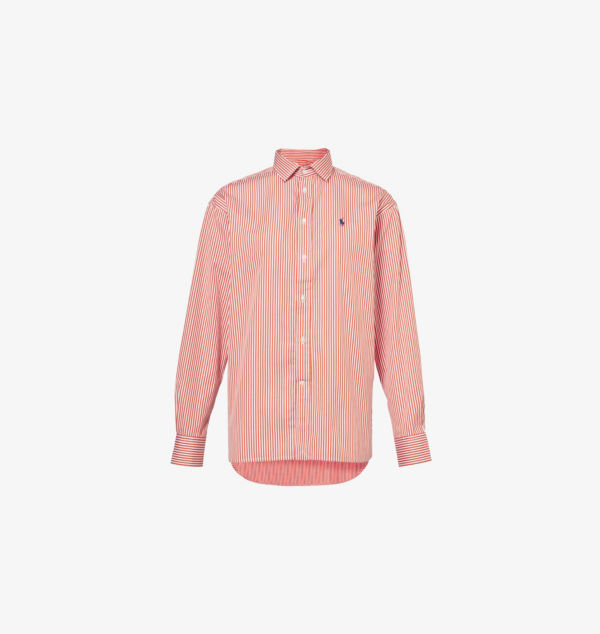

Блузка из хлопка в полоску с длинными рукавами Polo Ralph Lauren, мультиколор