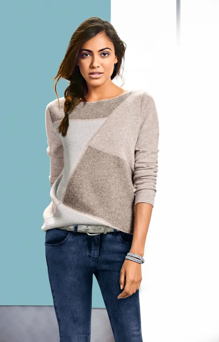 

Heine вязаный свитер "Submarine Pullover", цвет Sesam-Ecru