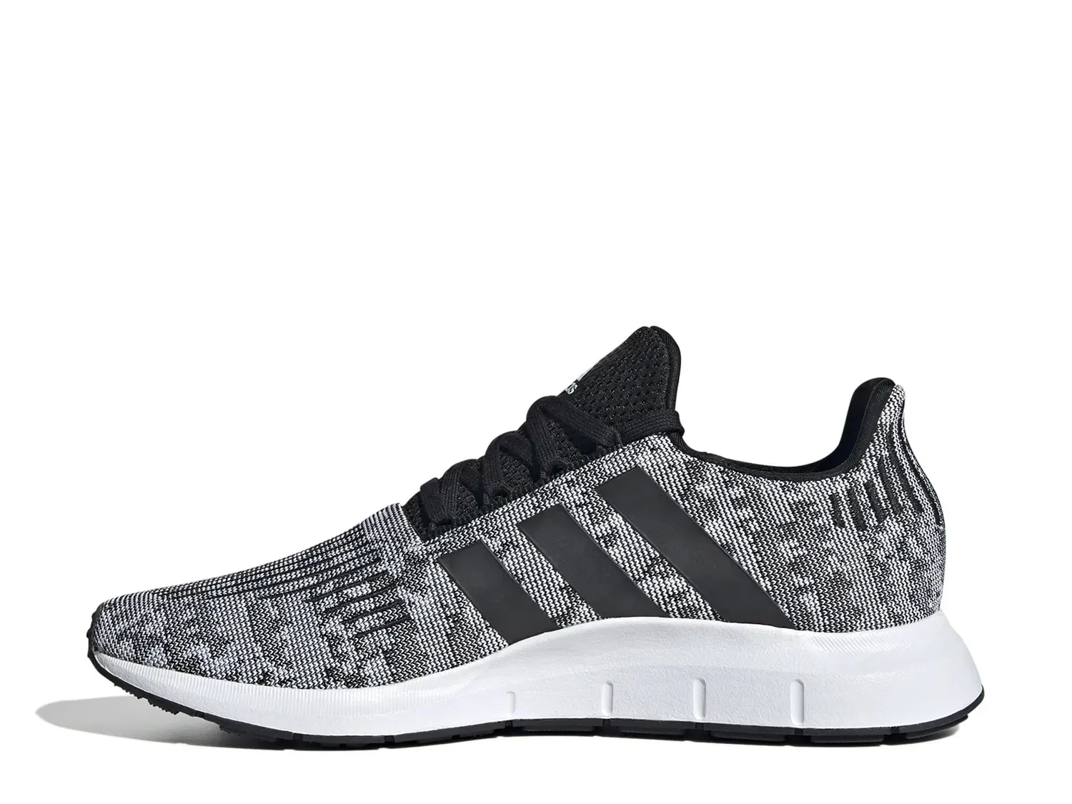 Кроссовки Adidas Swift Run 1.0 — мужские, черные/белые — фото 2