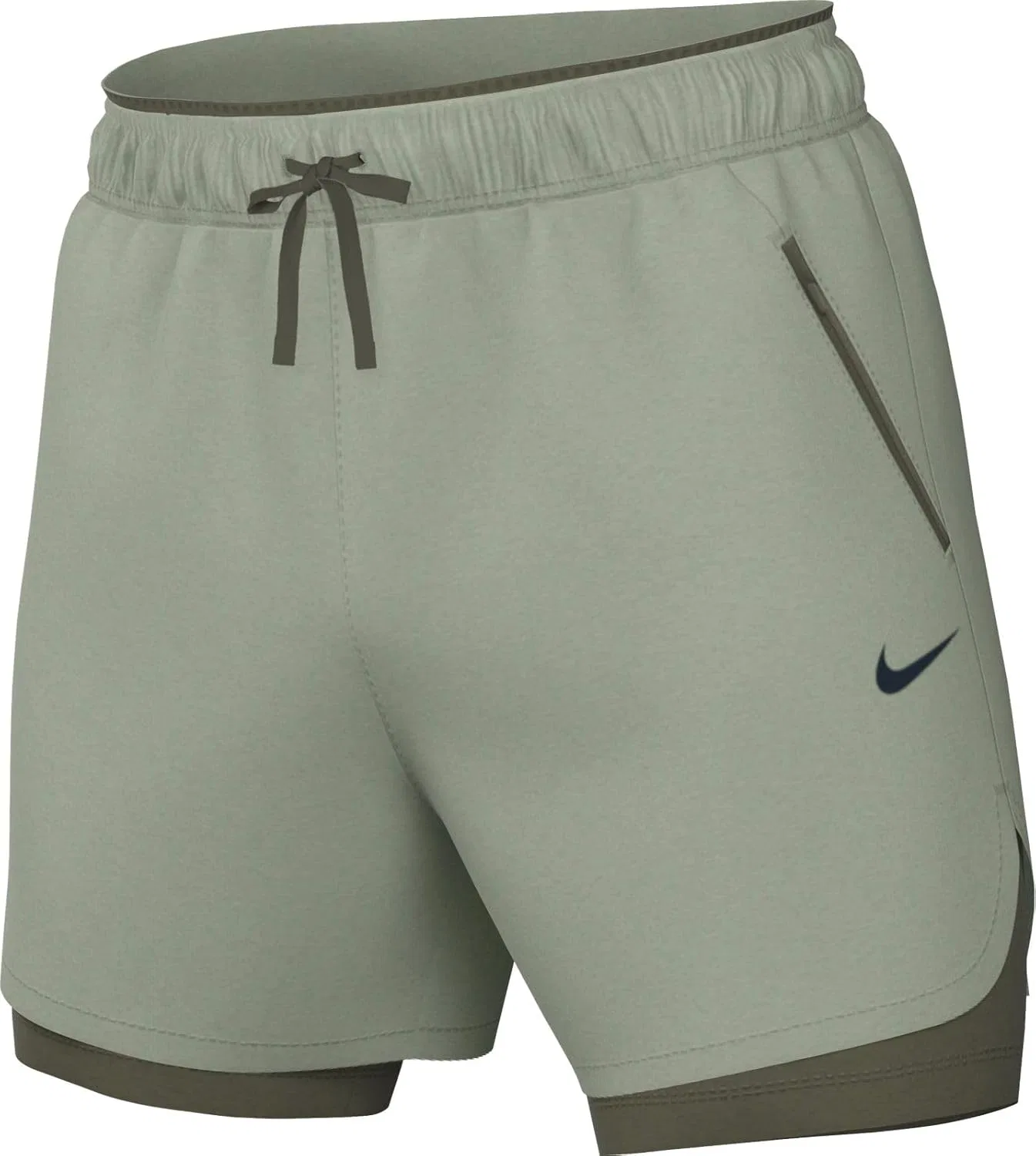 Шорты Nike Mens Stride Running Division Wasserabweisende Dri-fit-laufshorts с дизайном 2-в-1 Für Herren (около 12,5 см)