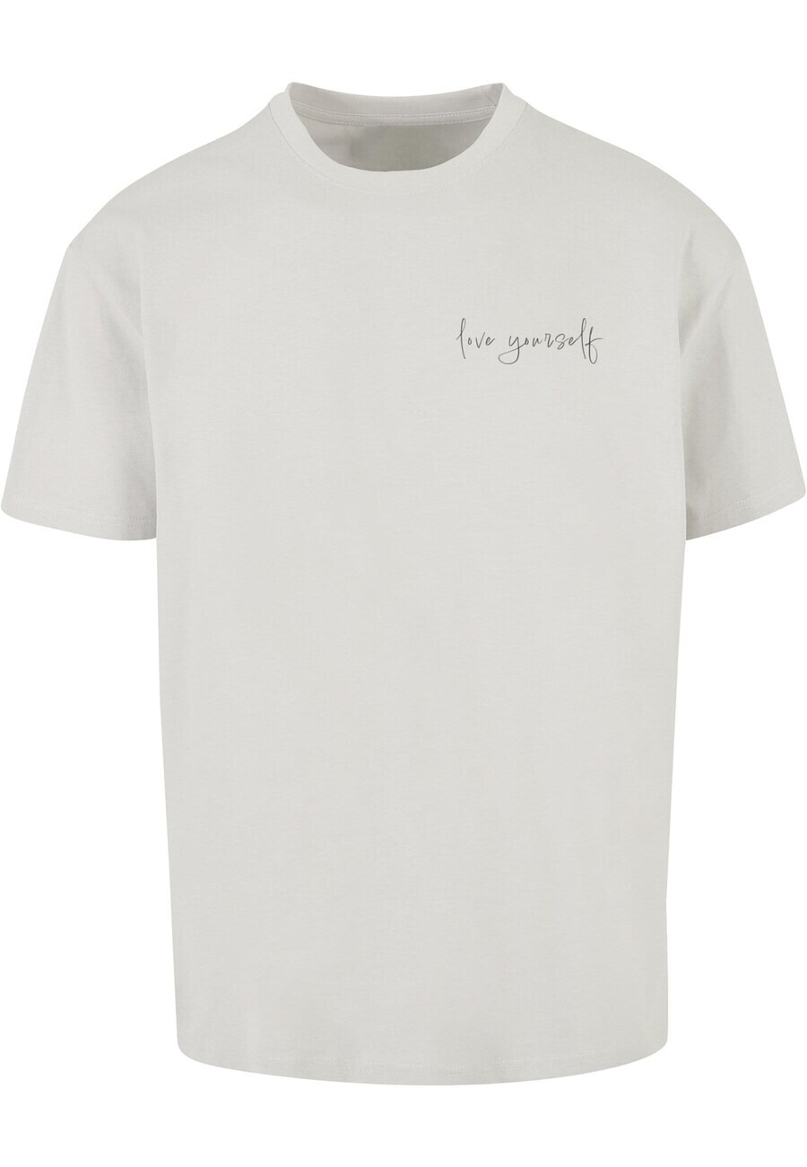 

Футболка Merchcode LOVE YOURSELF, светло-серый
