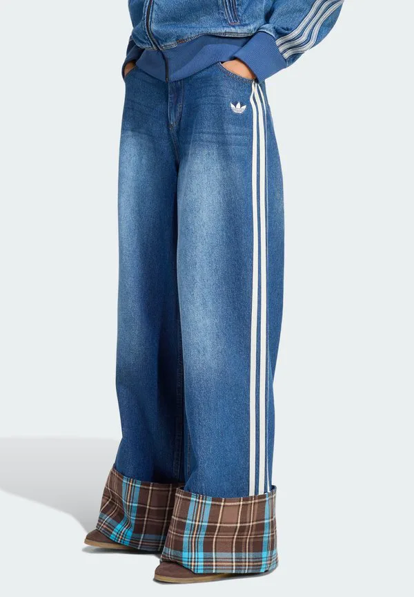 Широкие ноги Adidas Originals, Indigo Denim/Multicolor