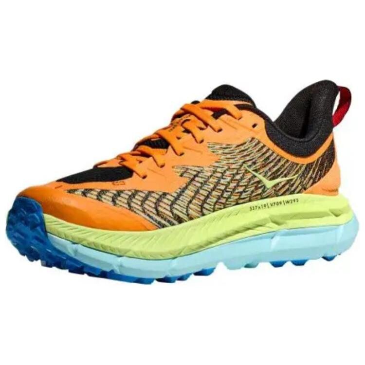 

Кроссовки Mafate Speed 4 унисекс с низким верхом оранжево-зелено-синие Hoka One One