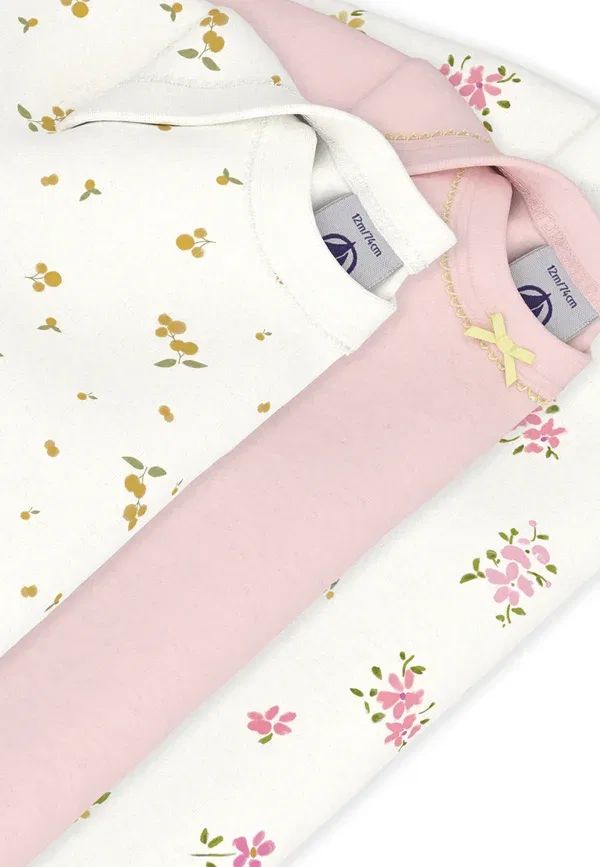Комплект боди 3 шт Petit Bateau, разноцветный — фото 3