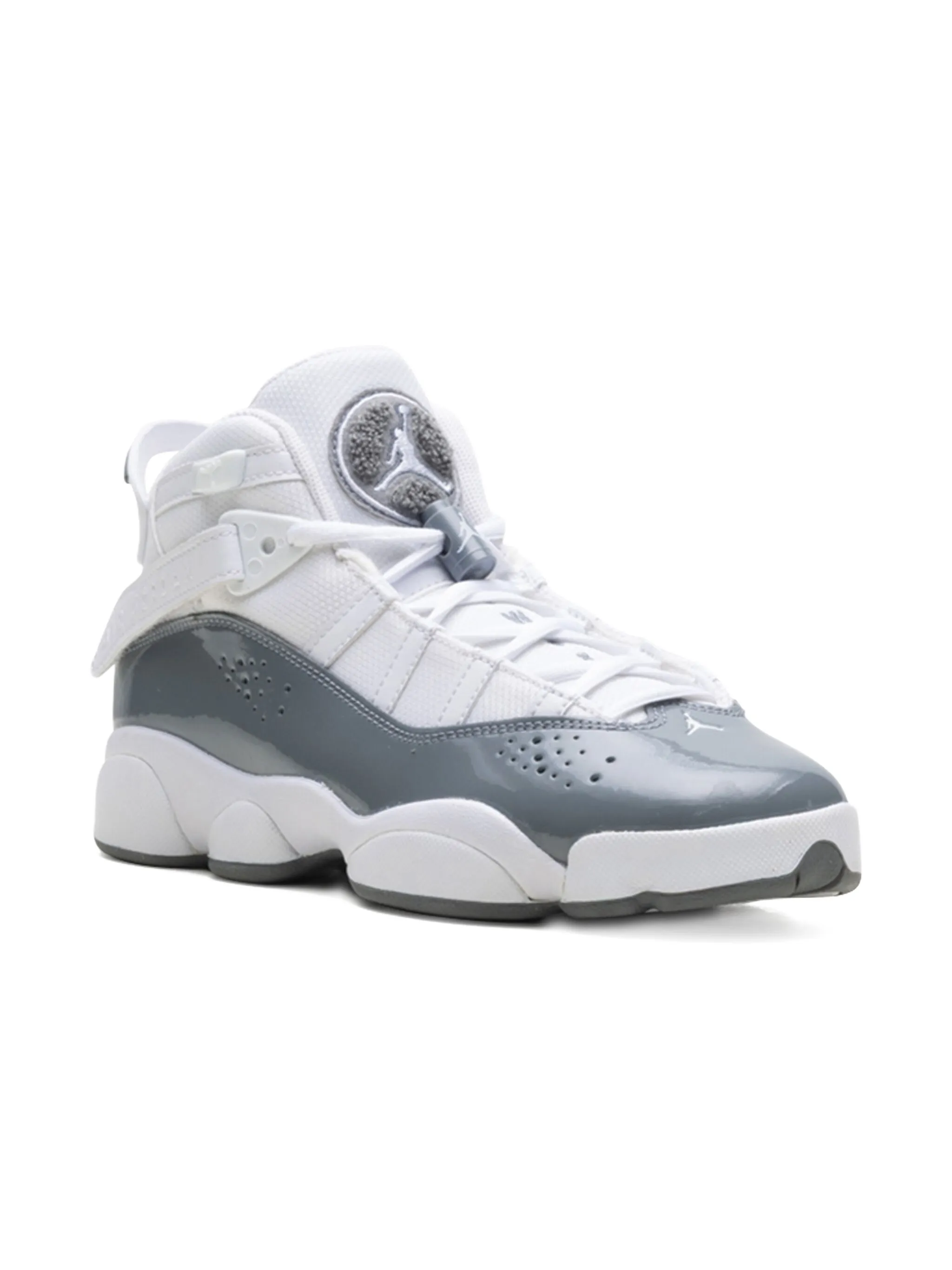 

Кроссовки Air Jordan 6 Rings White/Cool Jordan Kids, серый