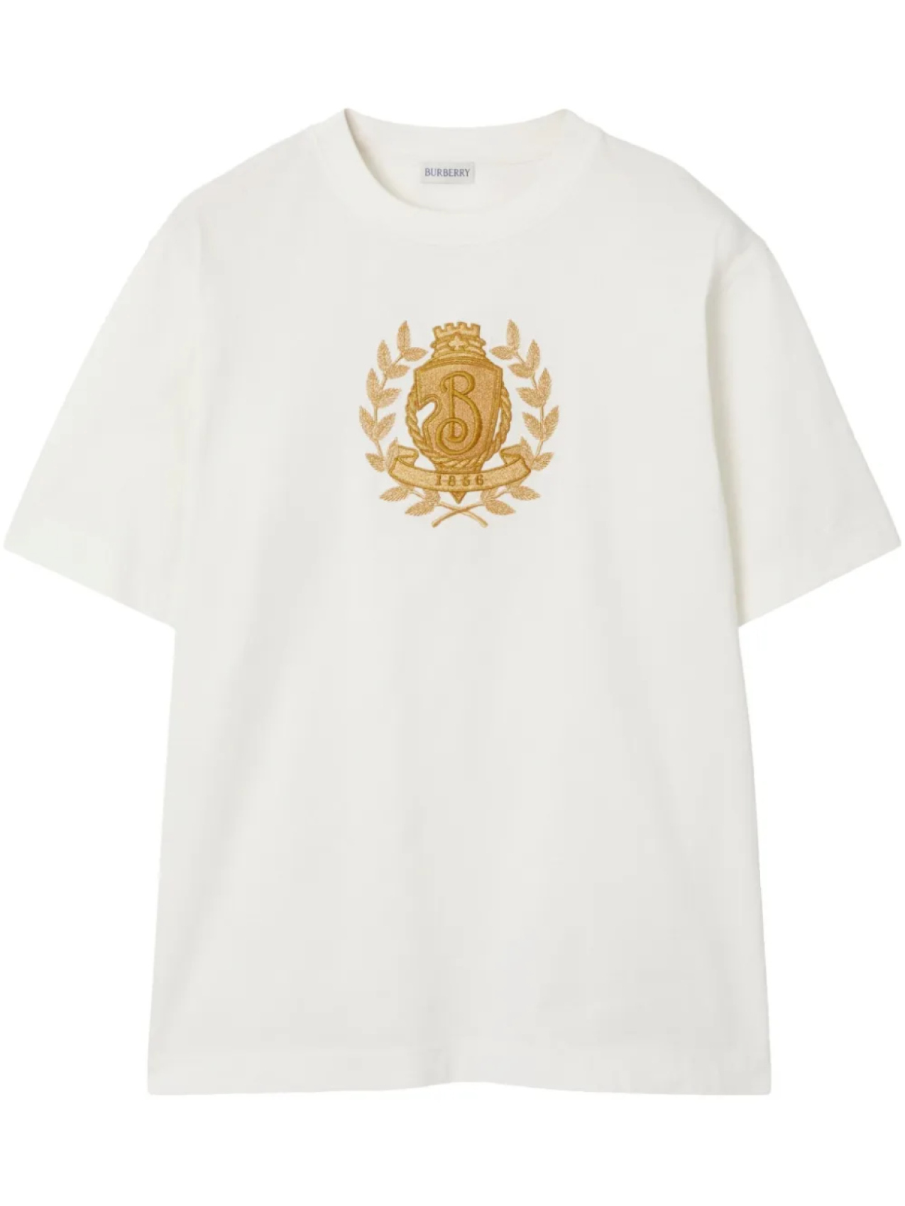 

Футболка из хлопка Burberry, белый
