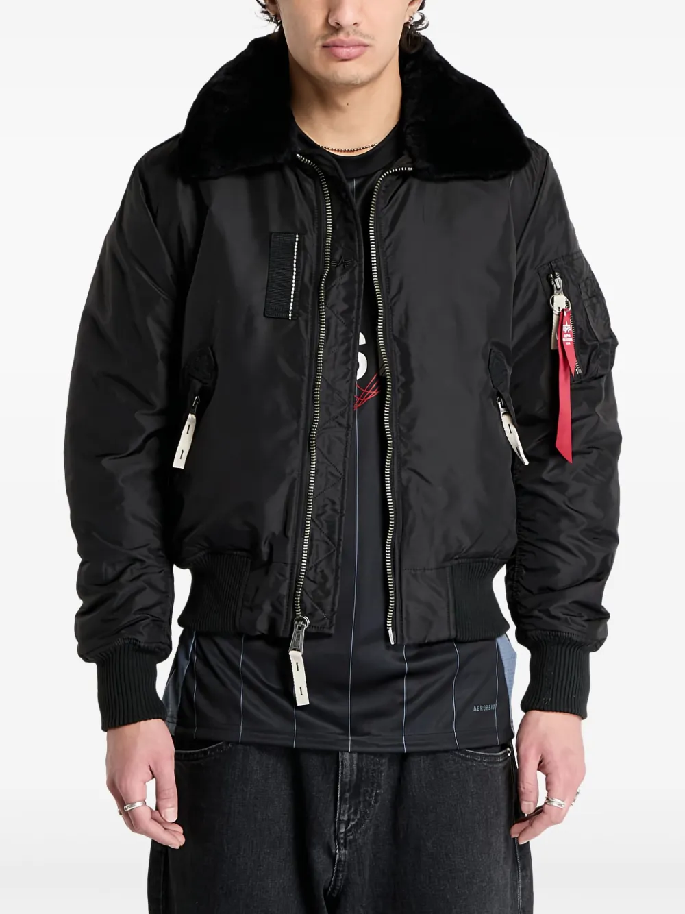 

Куртка-бомбер Alpha Industries, черный