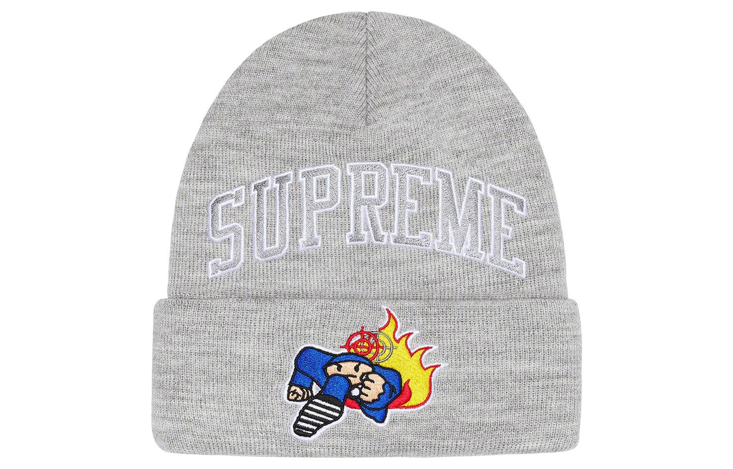 

Supreme Вязаная шапка из утиного пуха, Gray