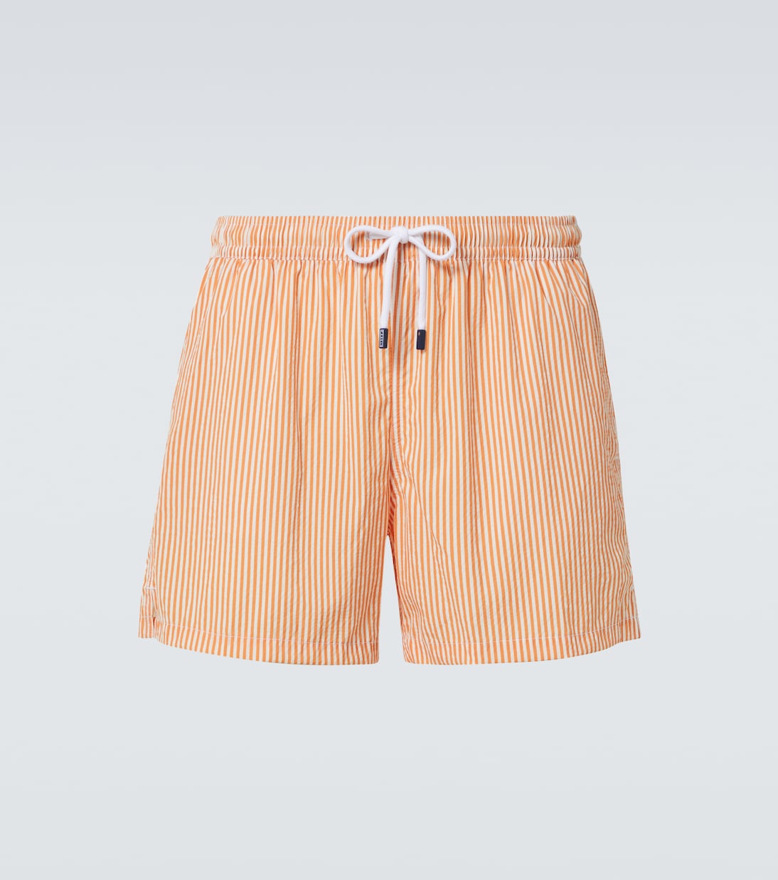 

Полосатая махровая футболка Fedeli, Orange Stripe