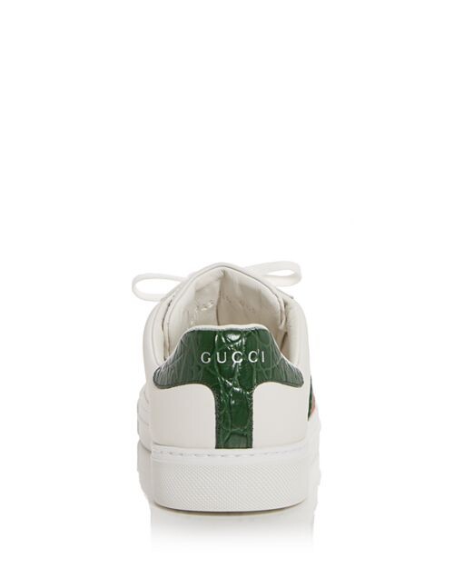 Женские низкие кеды Ace Gucci, цвет White — фото 4