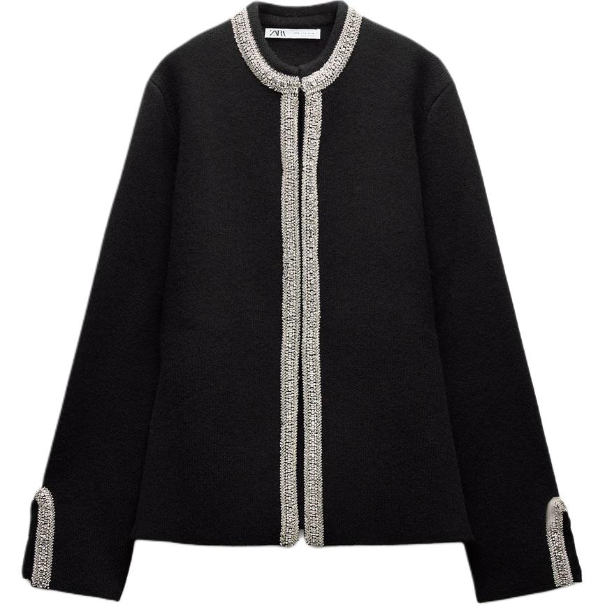 

Куртка пальто женская черная ZARA