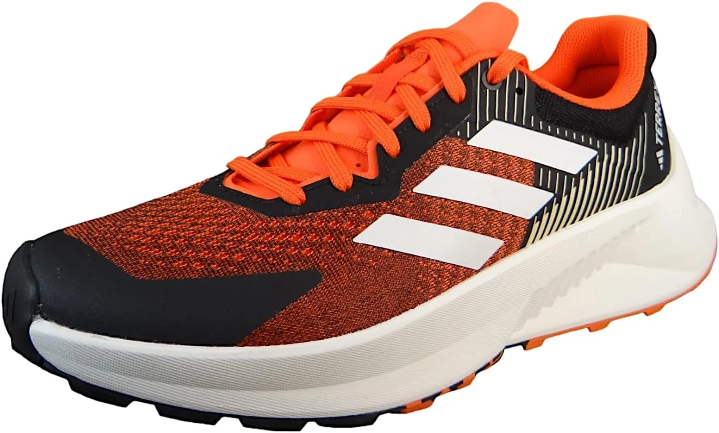Мужские кроссовки Adidas Terrex Soulstride Flow Low (не для футбола), белый/черный/оранжевый — фото 2