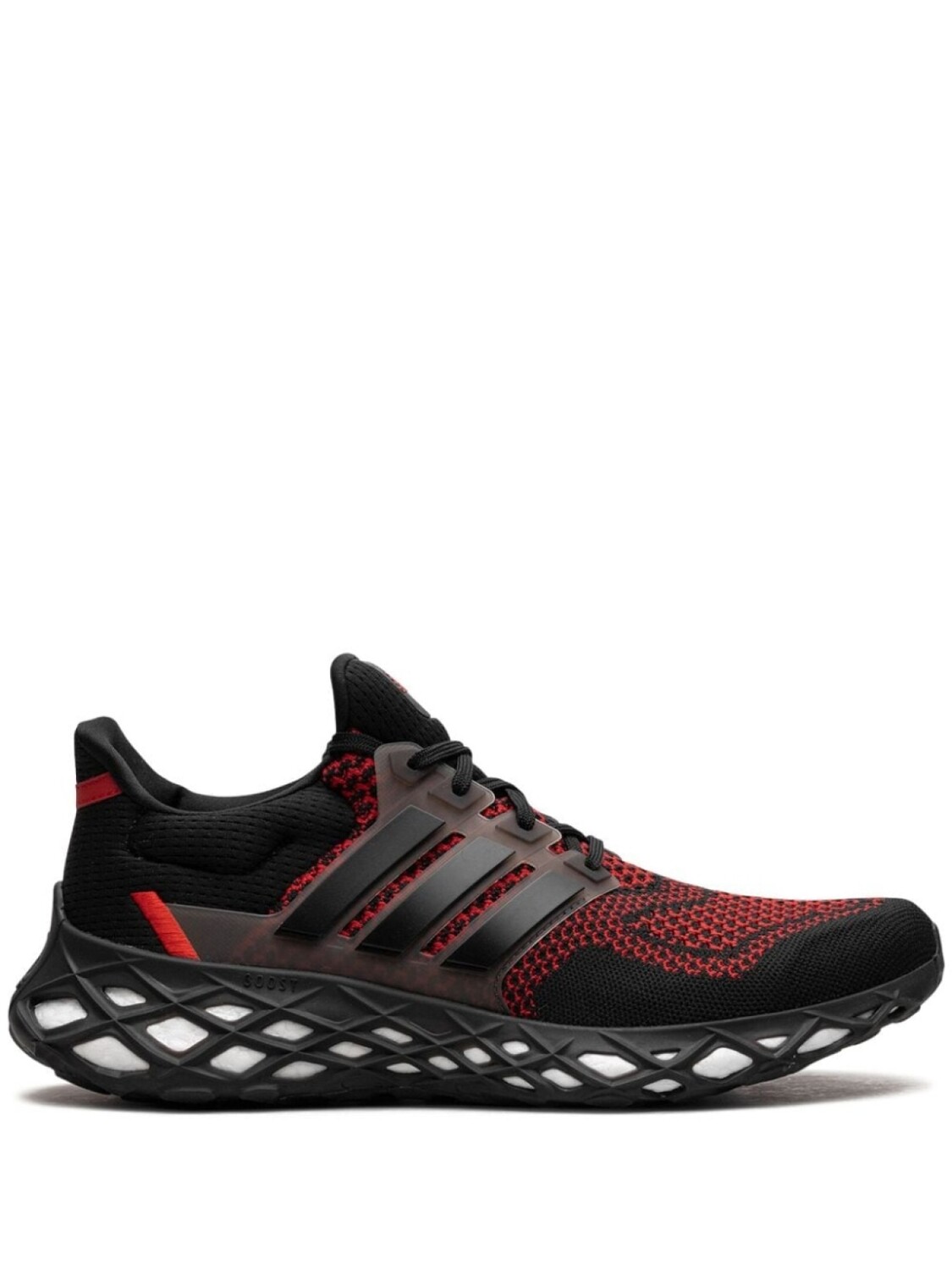 

Кроссовки Ultra Boost Web DNA Core Black/Vivid Red Adidas, черный
