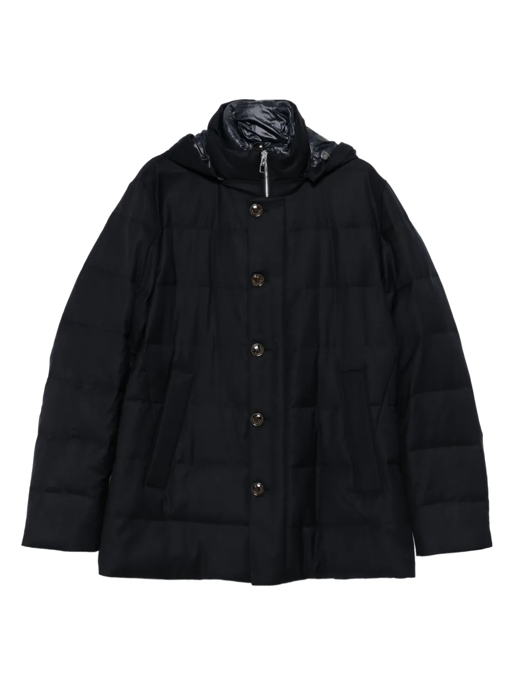 

Стеганое пальто с капюшоном Montecore, синий