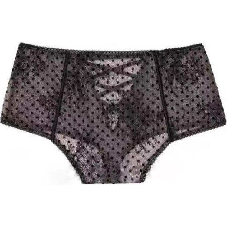

Victoria's Secret Женские трусики 1 упаковка черные в горошек