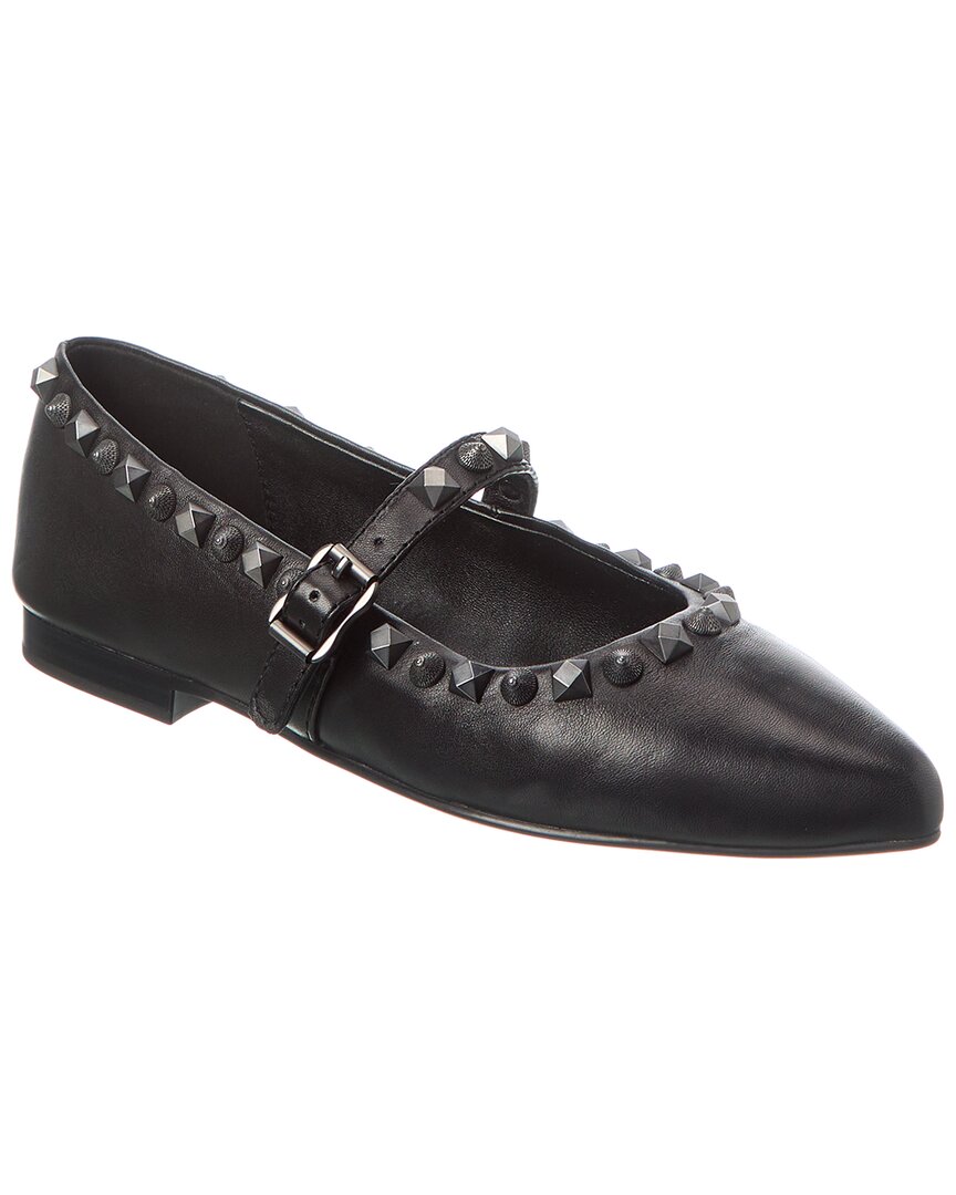Кожаные туфли Beatnik Ash Flat, черный