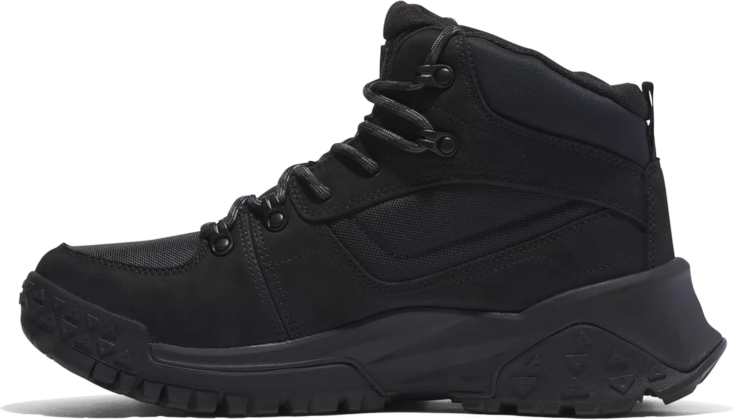 Мужские водонепроницаемые походные ботинки Timberland Motion Scramble Mid с шнуровкой, черный — фото 4