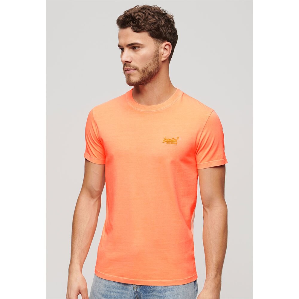 

Футболка Superdry Essential Logo Emb Neon, оранжевый