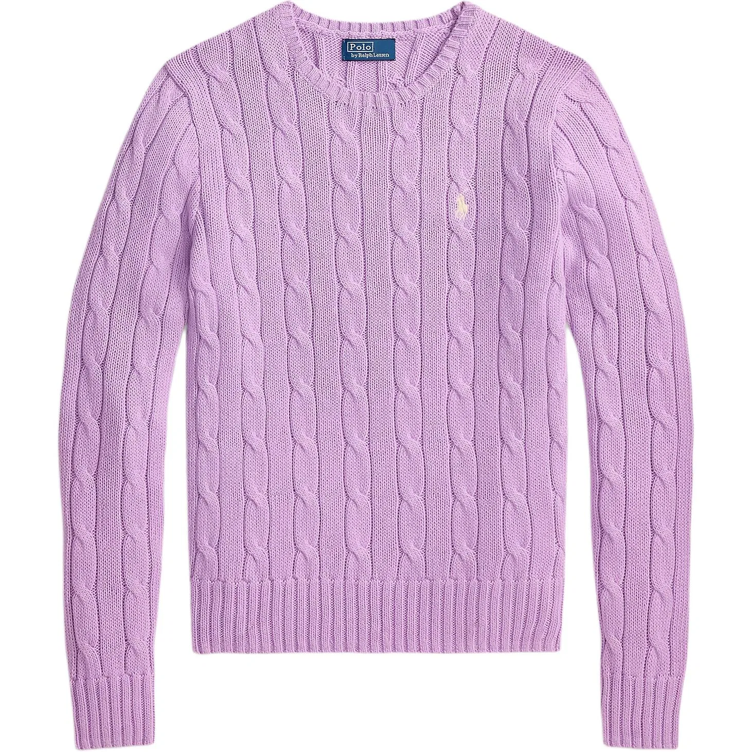 Свитер Julianna Cable Knit Polo Ralph Lauren, Bright Aster