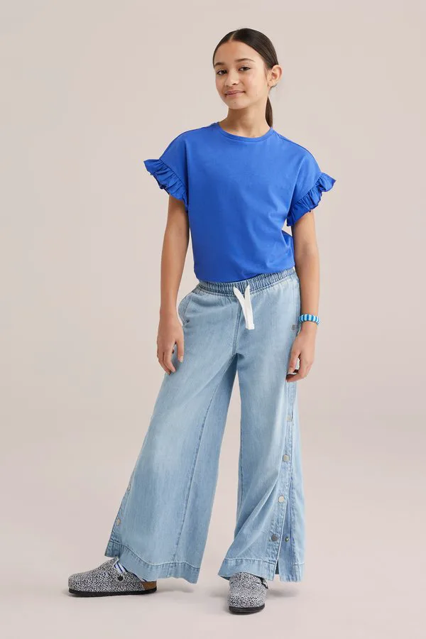 Простая футболка We Fashion, Blue