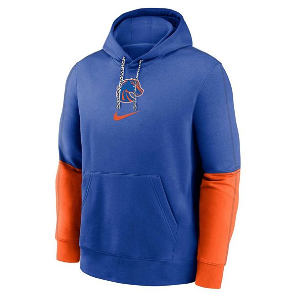 Мужской худи с капюшоном royal boise state broncos 2024 sideline club fleece Nike — фото 3