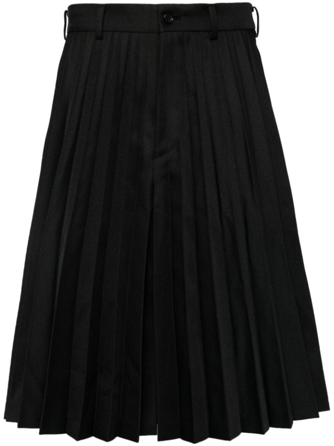 

Comme des Garçons Homme Plus полностью плиссированные короткие, черный