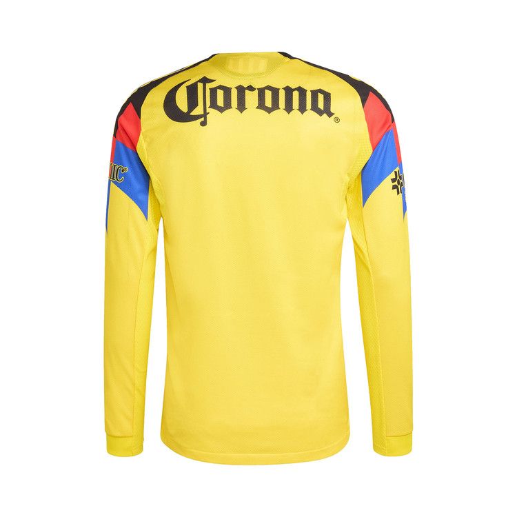 Джерси adidas Club América 25/26 Long Sleeve Home Authentic Jersey, Yellow — фото 2