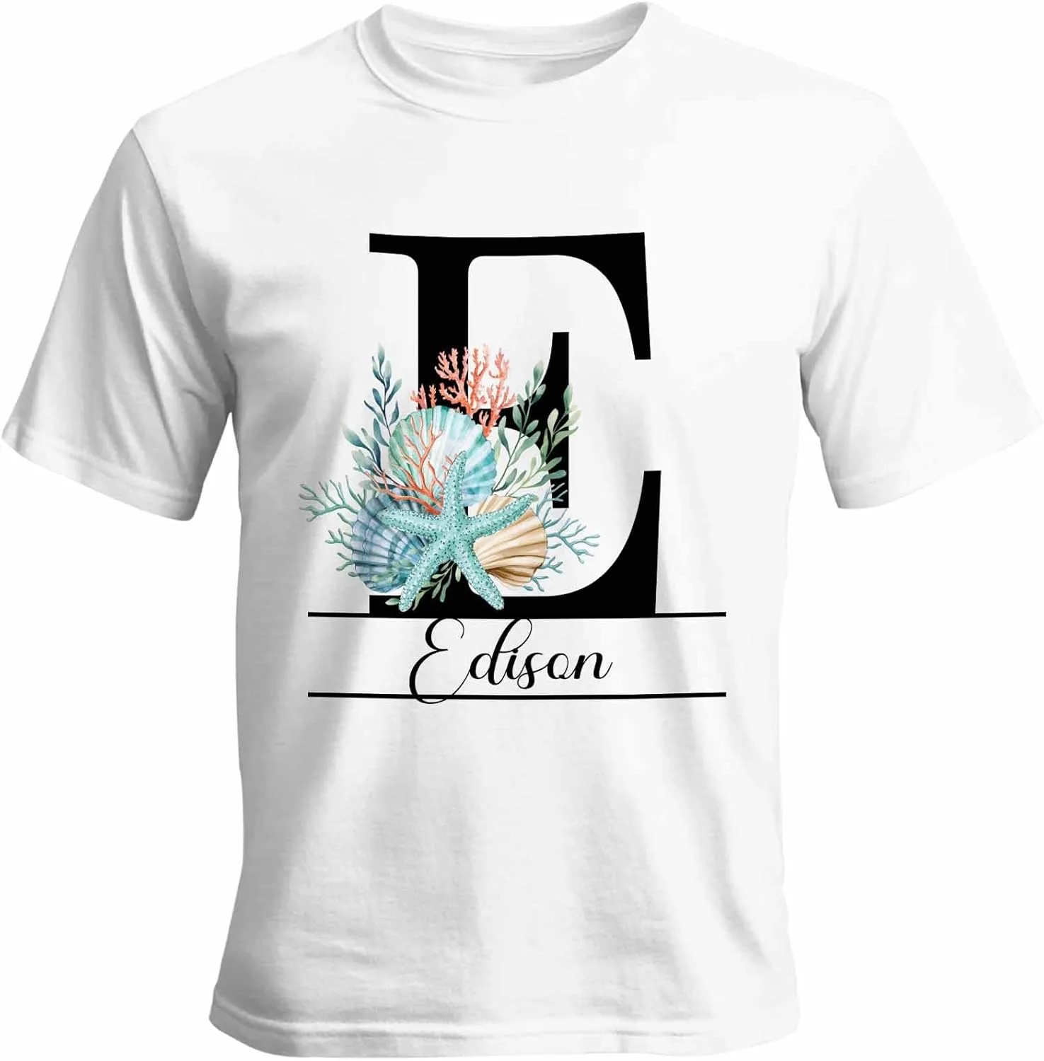 

Футболка с именем или текстом, Unisex Cotton Round Neck Vaxbryntel