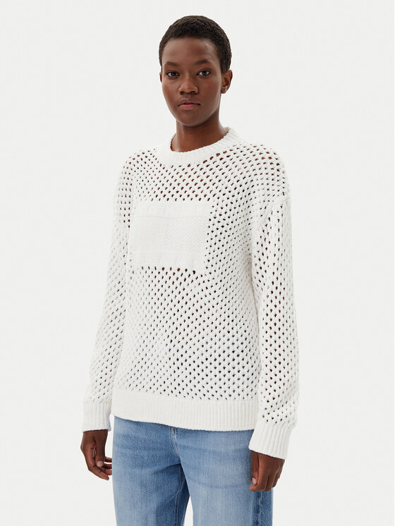 

Свободный свитер DW0DW20262 Tommy Jeans, экрю