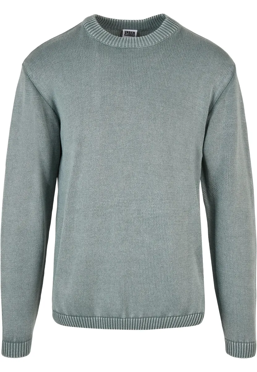 

Свитер с круглым вырезом URBAN CLASSICS " Urban Classics Men's Washed Sweater", синий