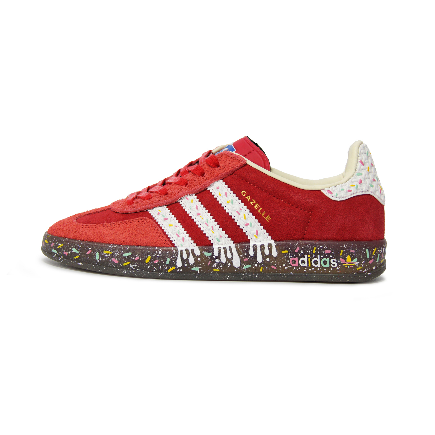 

Adidas Originals GAZELLE INDOOR Unisex Skateboard Shoes Low top Red/White