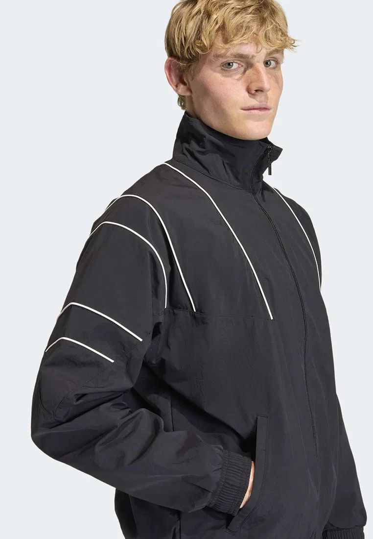 Толстовка спортивная, Cutline, Track Top Adidas, черный — фото 4