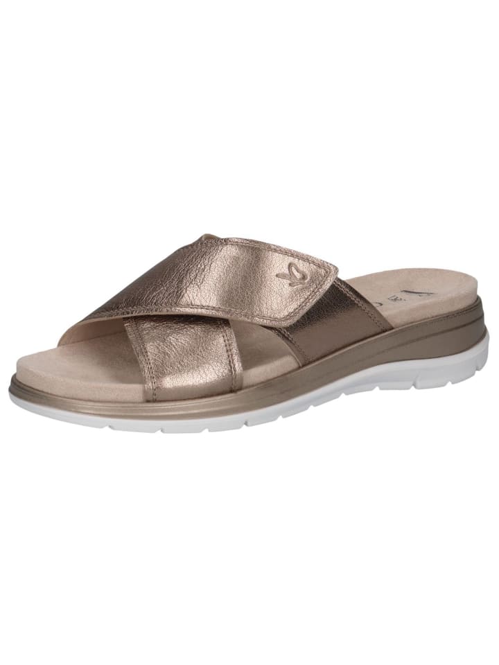 Тапочки Caprice, цвет taupe metallic