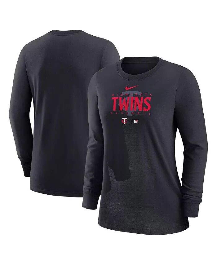 

Женская футболка с длинным рукавом Minnesota Twins Authentic Collection Legend Performance Nike