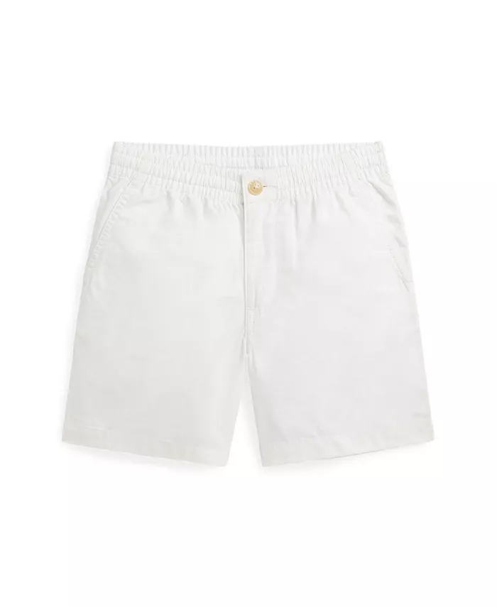 

Детские и мальчиковые легкие шорты из твила Polo Ralph Lauren, белый
