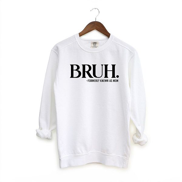 

Bruh формальный свитшот mom garment dyed Simply Sage Market, White, Белый, Bruh формальный свитшот mom garment dyed Simply Sage Market, White