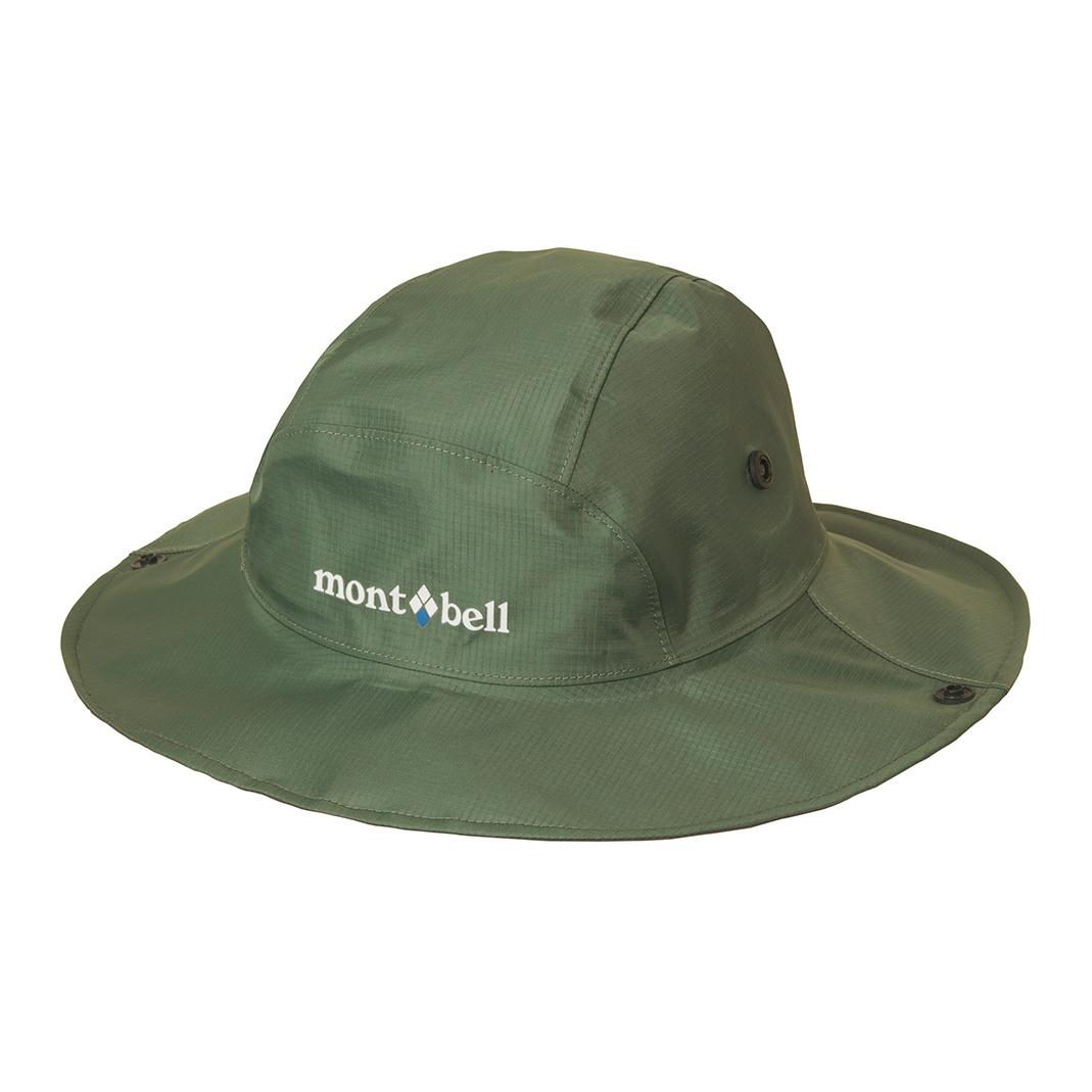 

MONTBELL Нейлоновая разноцветная панама мужская, Green