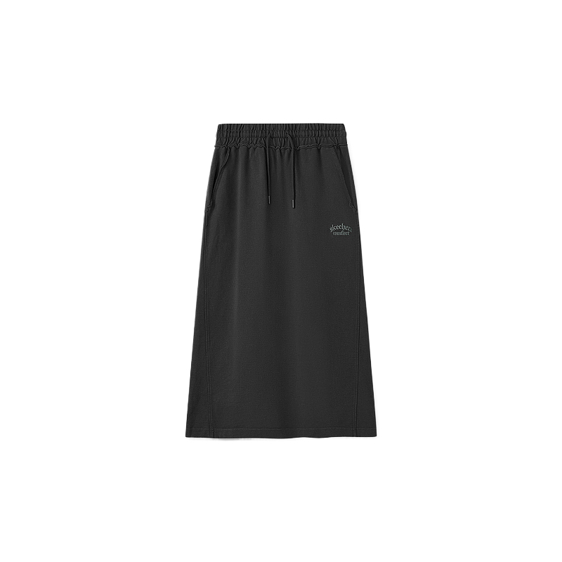 

Вязаная длинная юбка Women's Skechers, черный