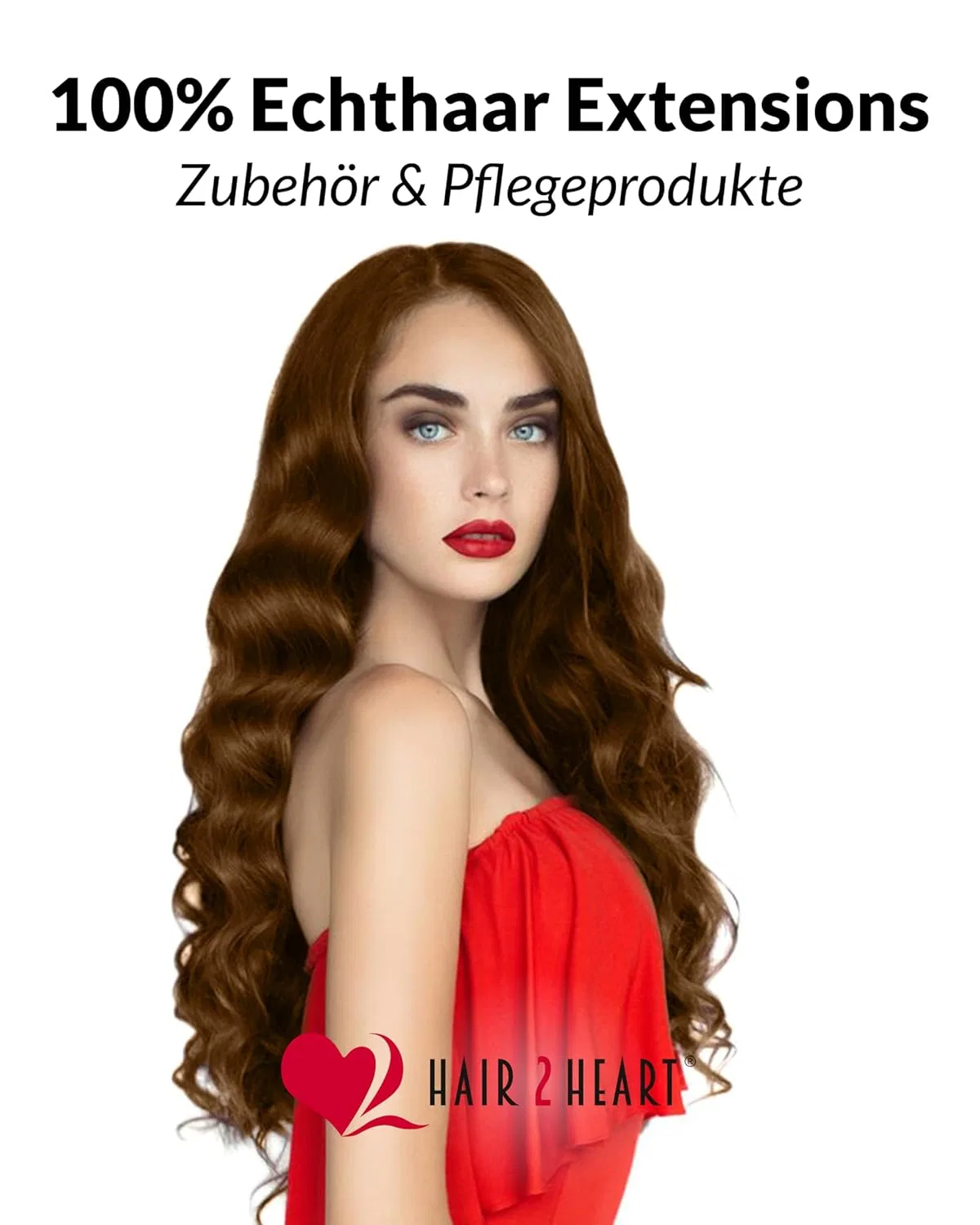 Пряди для наращивания волос Hair2Heart U-tip, 30 см, цвет #8 Hair2Heart — фото 2