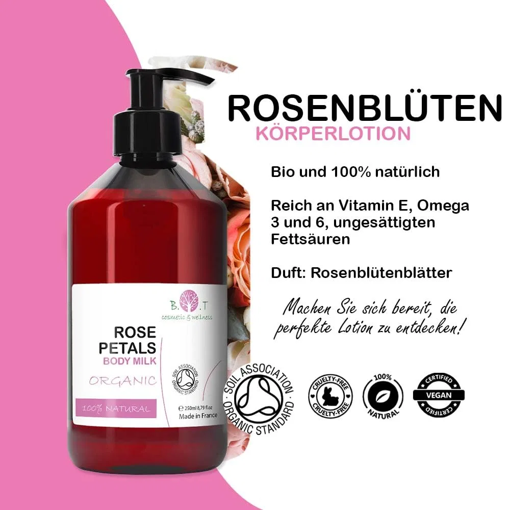 Молочко для тела с органическим ароматом розы B.O.T Cosmetic & Wellness B.O.T Cosmetic & Wellness — фото 4