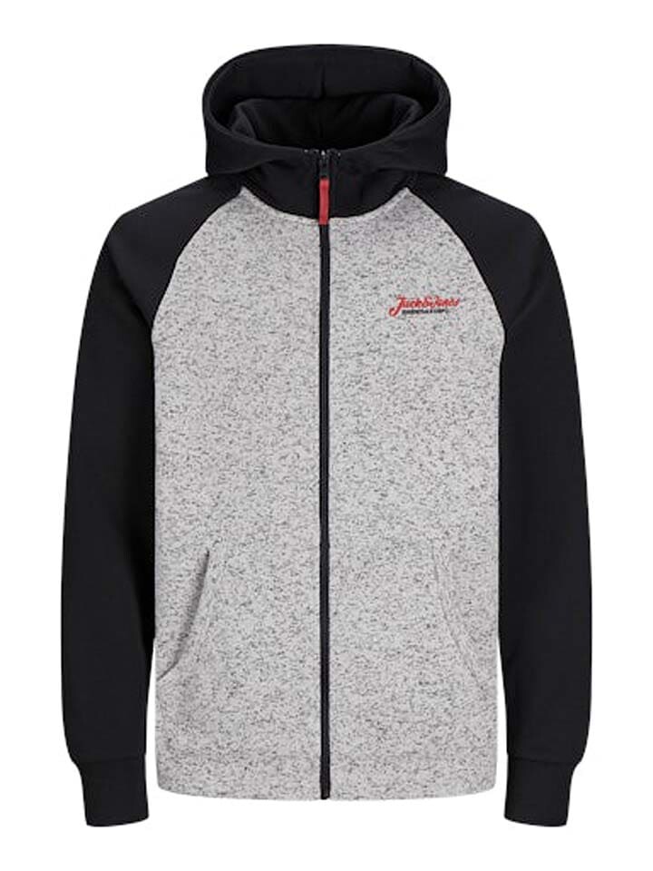 

Спортивная куртка Jack & Jones Sweatjacke, цвет Schwarz/Grau