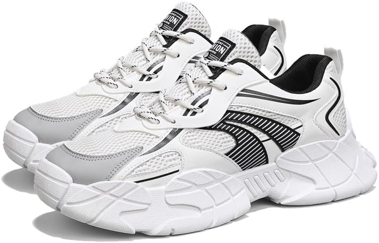 

Мужские прогулочные кроссовки, беговые и теннисные кроссовки, спортивные кроссовки для зала, массивные кроссовки, повседневная обувь для мужчин Odipon, белый