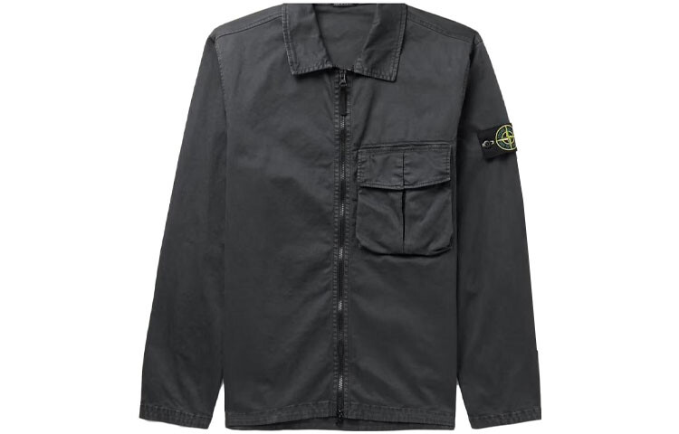 

Куртка мужская стально-серая Stone Island, серый