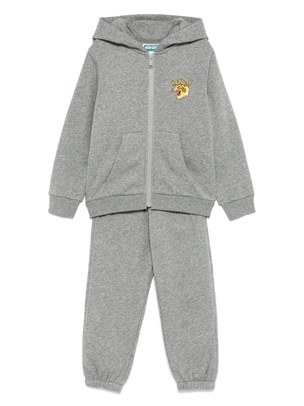 

Спортивный костюм с вышивкой Tiger Kenzo Kids, серый