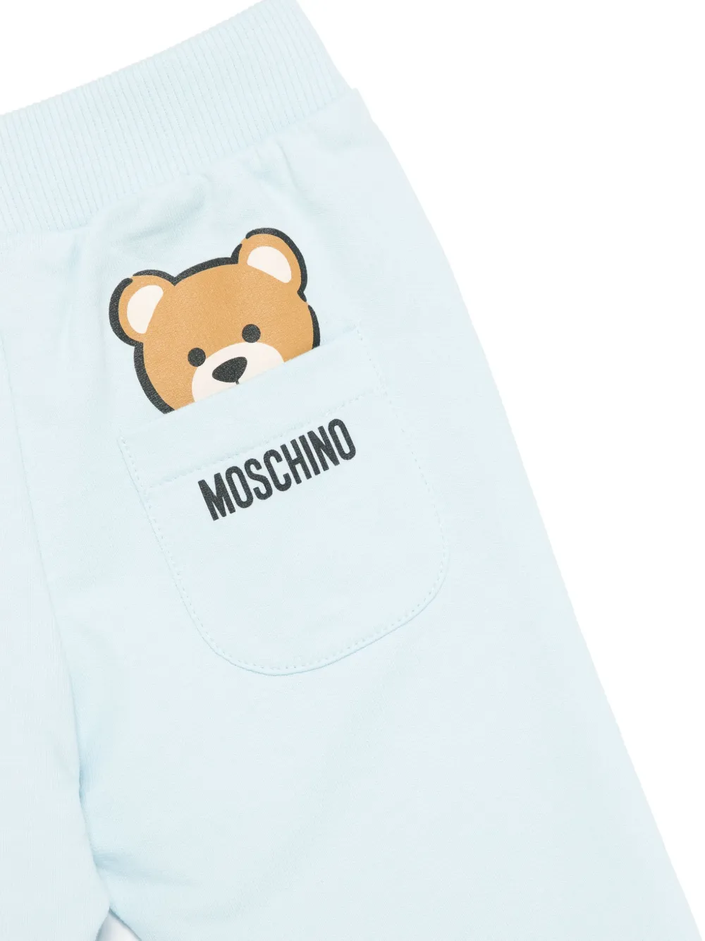 Спортивный костюм с логотипом Moschino Kids, синий — фото 3