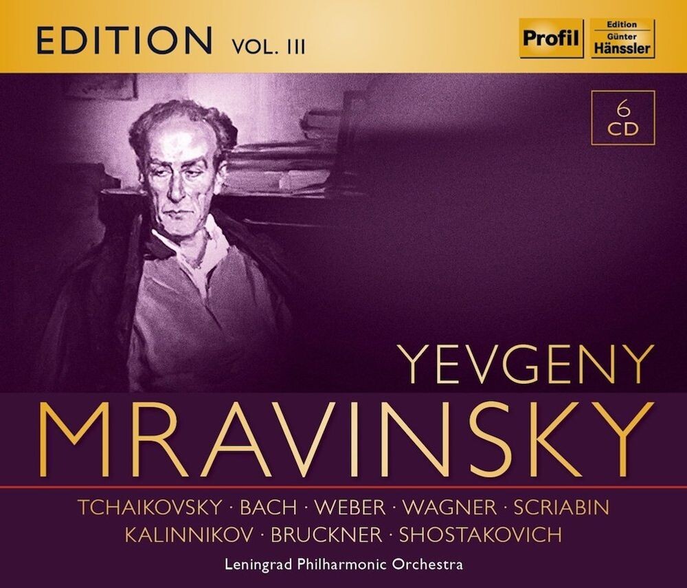 

Диск CD Mravinsky Edition Vol. III - Yevgeny Mravinsky